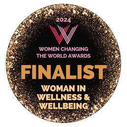 women changing the world award finalised. woman in wellness & wellbeing